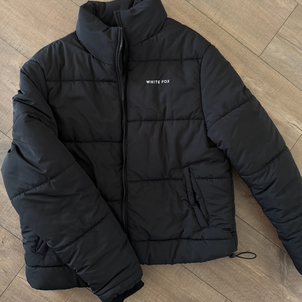 White Fox puffer coat